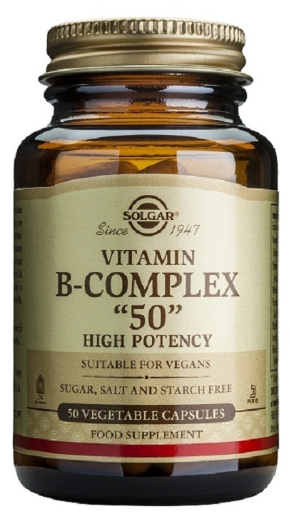 B-Complex "50" 100 comprimidos de Solgar