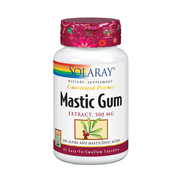 Mastic Gum 500 mg 45 capsulas vegetales de Solaray