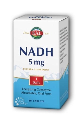 NADH (síndrome fatiga crónica) 5 mg 30 comprimidos de KAL
