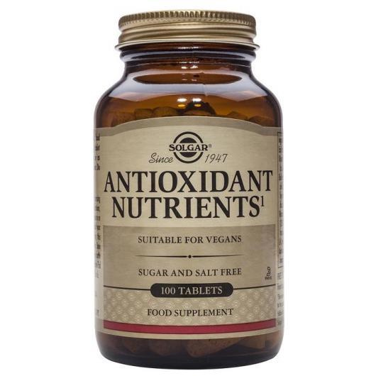 Nutrientes antioxidantes 100 comprimidos de Solgar