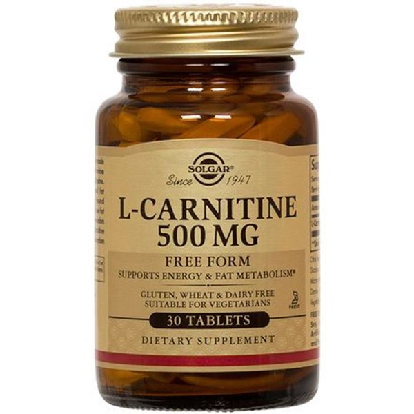 L-carnitina 500 mg 30 comprimidos de Solgar