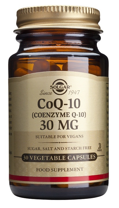 Coenzima Q-10, 30 mg 90 cápsulas de Solgar
