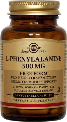 L-Fenilalanina 500 mg 50 cápsulas de Solgar
