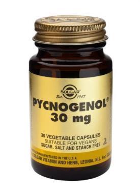 Pino 30 mg extracto de corteza Pycnogenol 30 cápsulas Solgar