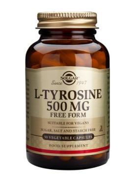 L-Tirosina 500 mg 50 cápsulas de Solgar