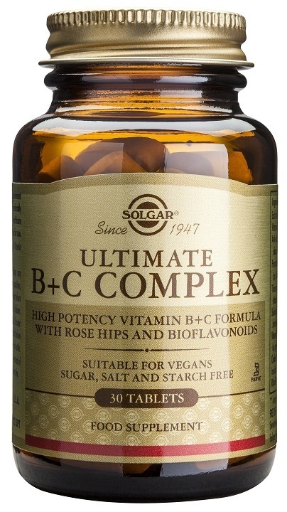 Ultimate B+C Complex 30 comprimidos de Solgar