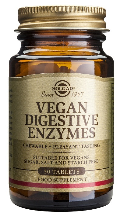 Vegan enzimas digestivas 250 comprimidos de Solgar