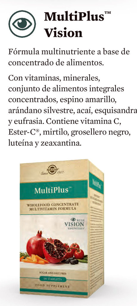 Multiplus™ Visión 90 comprimidos de Solgar