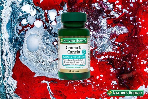 Cromo y canela 30 comprimidos de Nature's Bounty