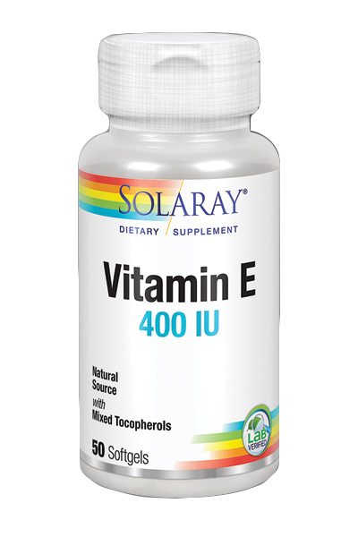 Vitamina E 50 perlecaps 400 U.I de Solaray