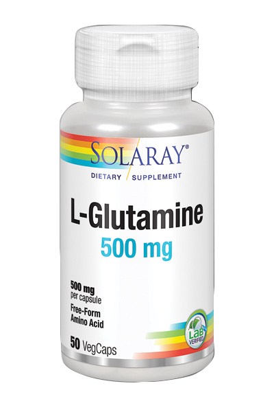 L-Glutamina 500 mg 50 cápsulas de Solaray