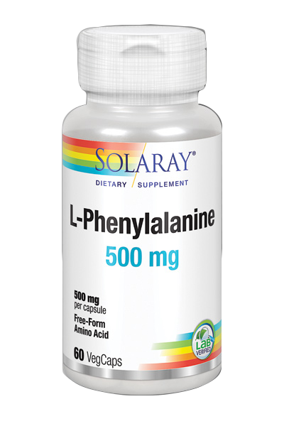 L-Fenilalanina 500 mg 60 cápsulas de Solaray