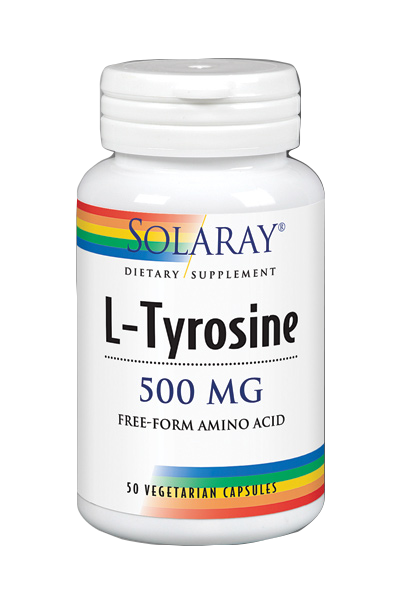 L-Tirosina 500 mg 50 capsulas de Solaray