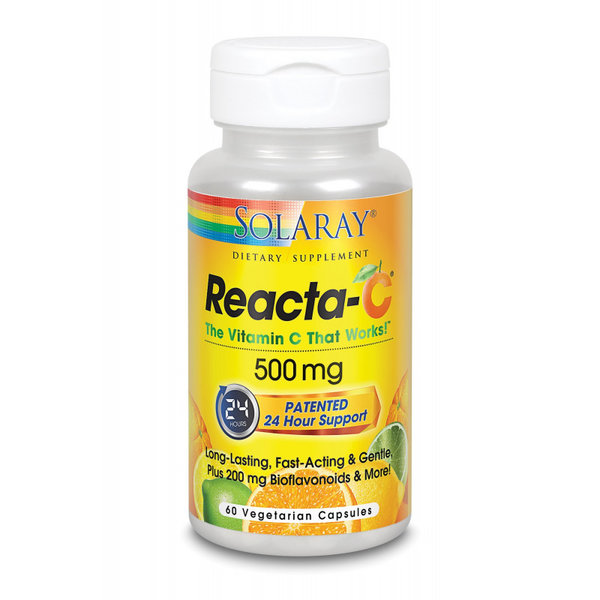 Reacta-C vitamina C 500 mg 60 cápsulas de Solaray