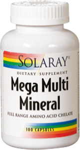 Mega multi mineral™ 100 capsulas de Solaray