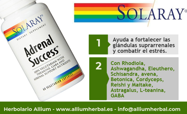 Adrenal success 60 cápsulas de Solaray