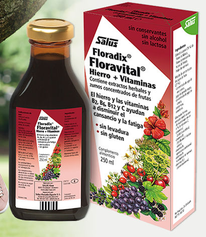 Floravital jarabe 250 ml con hierro y vitaminas de Salus