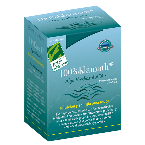 Alga Klamath verdiazules AFA 150 comprimidos 100% Natural