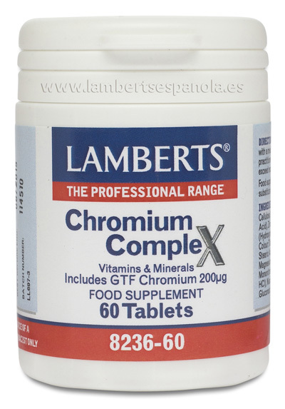 Complejo de cromo 60 tabletas de Lamberts