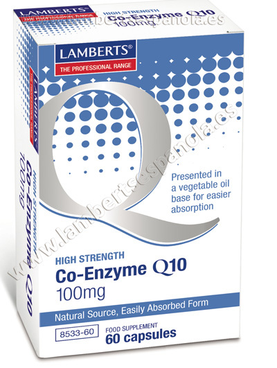 Co-enzima Q10 100 mg 60 cápsulas de Lamberts