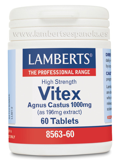 Vitex agnus castus 1.000 mg 60 tabletas de Lamberts