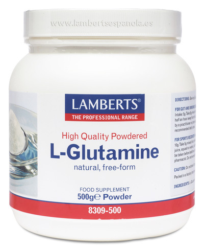L-Glutamina (polvo de alta calidad) 500 gramos en polvo de Lamberts