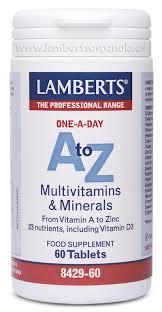 A-Z Multivitamin 60 tabletas de Lamberts