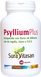 Psyllium Plus 550 mg 100 cápsulas de Sura Vitasan