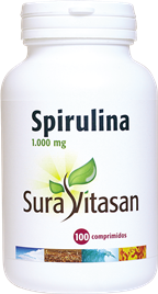 Spirulina 1000 mg 100 comprimidos de Sura Vitasan