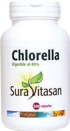 Clorella 455 mg 300 cápsulas de Sura Vitasan