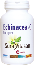 Echinacea + Vitamina C complex 50 cápsulas de Sura Vitasan