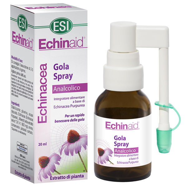Spray de Equinácea sin alcohol para la garganta 20 ml de ESI