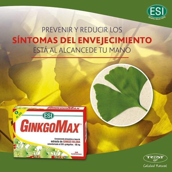 Ginkgomax 30 tabletas de ESI