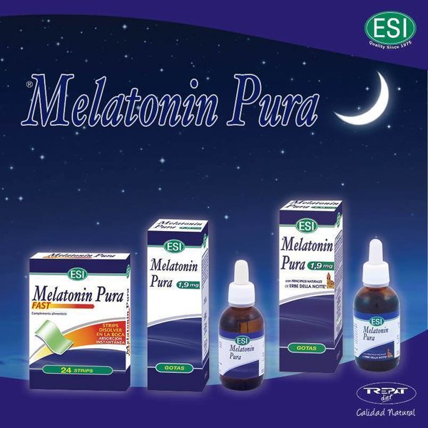 Melatonin pura 1 mg 120 microtabletas de ESI