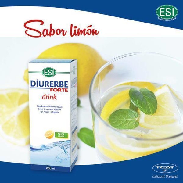Diurerbe forte fluido limón 250 ml de ESI