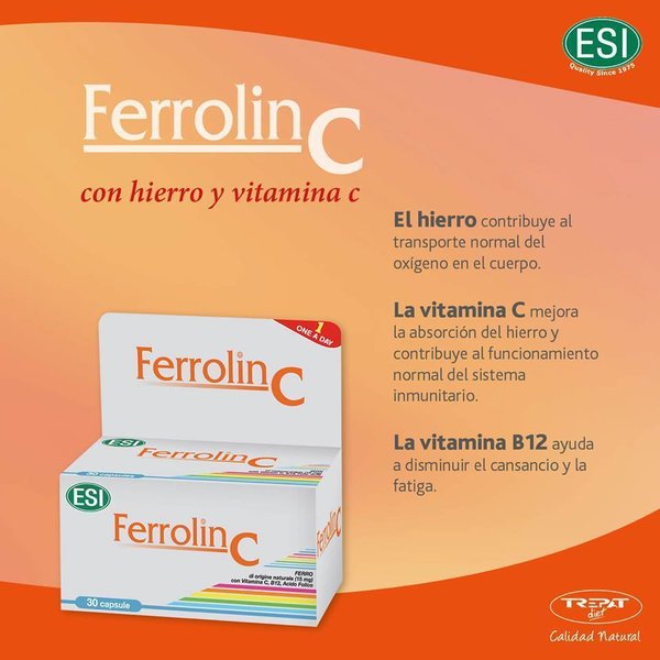 Ferrolin C 30 cápsulas de ESI