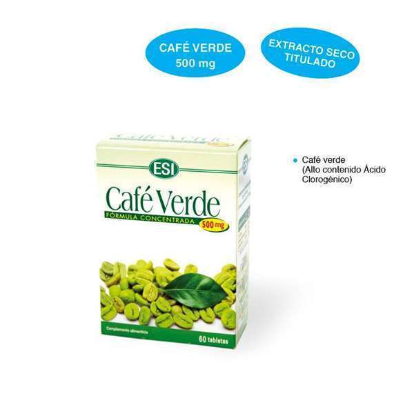 Café verde 60 cápsulas 800 mg de ESI