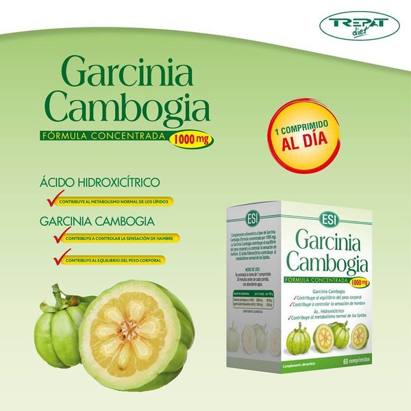 Garcinia Cambogia 1000 mg 60 comprimidos de ESI