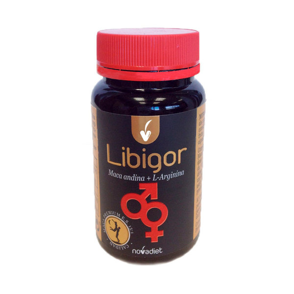 Libigor, despierta tu libido (maca + L-Arginina)  60 cápsulas de Novadiet
