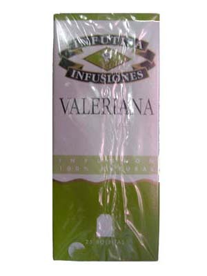 Valeriana 25 filtros de Infutisa
