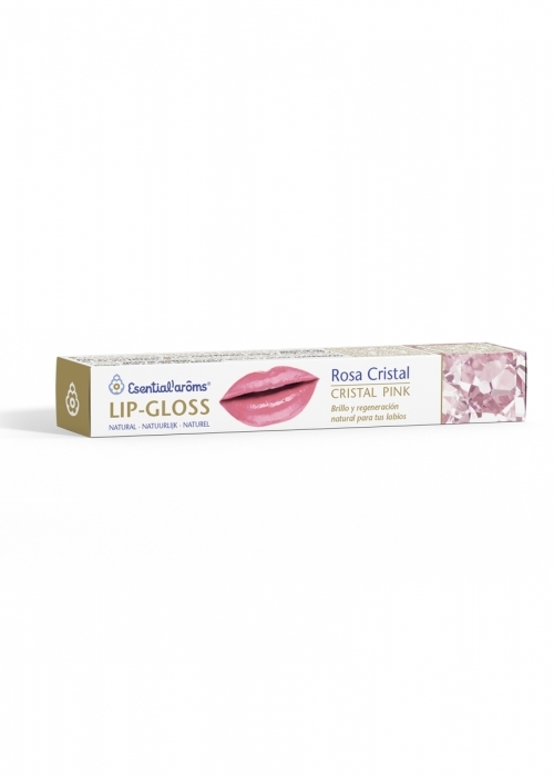 Lip-Gloss Rosa Cristal con pincel aplicador de Esential Aroms