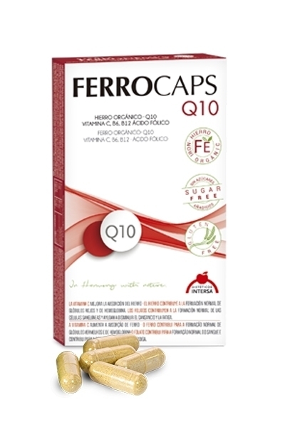 Ferrocaps Q10 60 cápsulas de Dietéticos Intersa