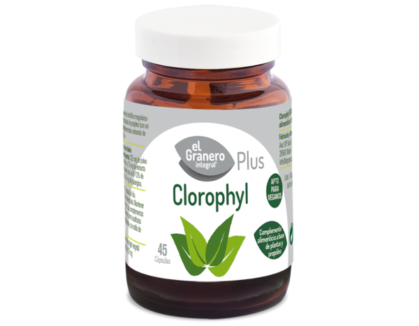 Clorophyl 510 (clorofila + propoleo), 45 cáps, 510 mg de El Granero Integral
