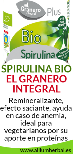 Spirulina bio, 180 cápsulas 500 mg de El Granero Integral