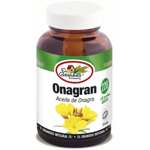 Onagran aceite de onagra 450 perlas 715 mg de El Granero Integral