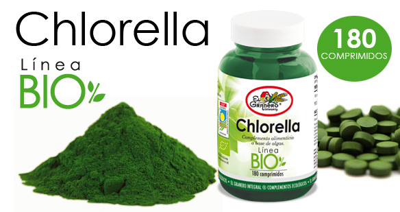 Chlorella alga 90 caps 510 mg de El Granero Integral