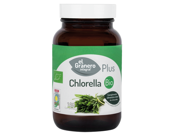 Chlorella Bio, 180 comprimidos 400 mg de El Granero Integral