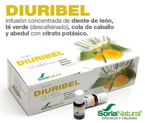 Diuribel 14 viales 10 ml de Soria Natural