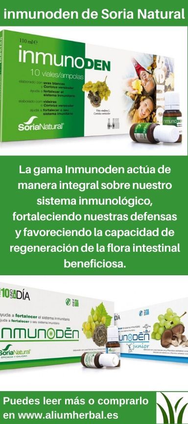 Inmunoden senior 10 viales de Soria Natural