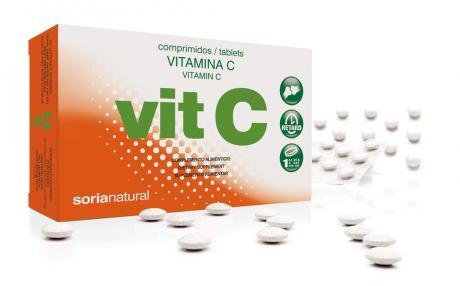 Vitamina C retard 36 comprimidos de 500 mg. de Soria Natural